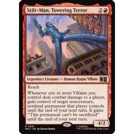Stilt-Man, Towering Terror (MSC-061) - Commander: Marvel Super Heroes