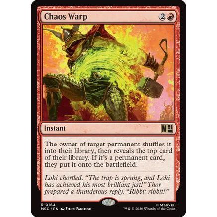 Chaos Warp (MSC-164) - Commander: Marvel Super Heroes
