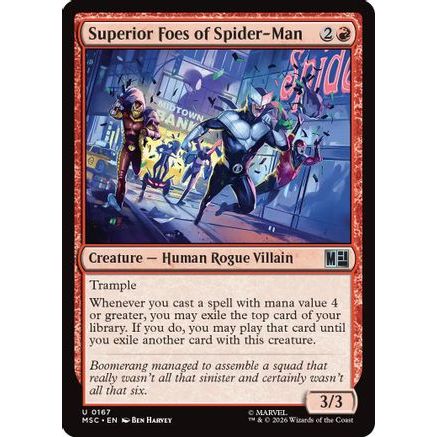 Superior Foes of Spider-Man (MSC-167) - Commander: Marvel Super Heroes