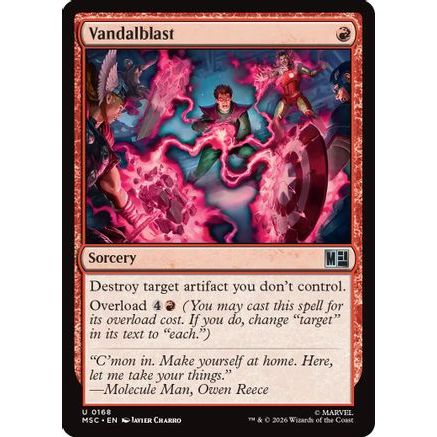 Vandalblast (MSC-168) - Commander: Marvel Super Heroes