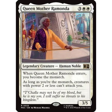 Queen Mother Ramonda (MSC-023) - Commander: Marvel Super Heroes