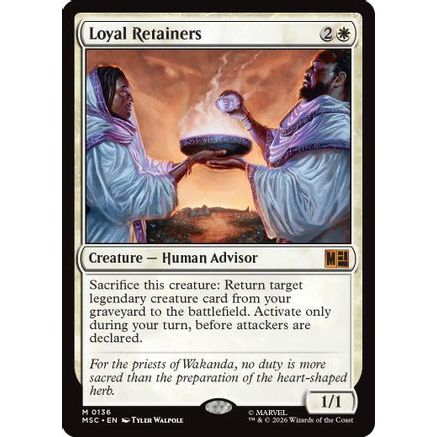 Loyal Retainers (MSC-136) - Commander: Marvel Super Heroes