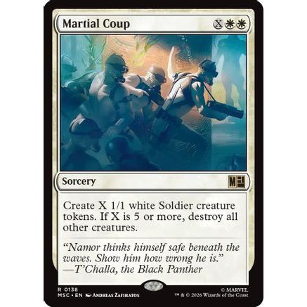 Martial Coup (MSC-138) - Commander: Marvel Super Heroes