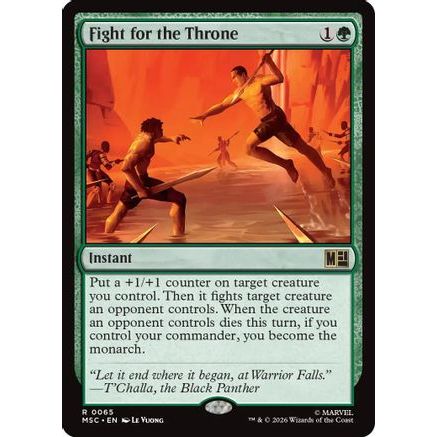 Fight for the Throne (MSC-065) - Commander: Marvel Super Heroes