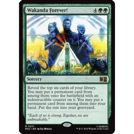 Wakanda Forever! (MSC-071) - Commander: Marvel Super Heroes