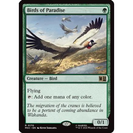 Birds of Paradise (MSC-170) - Commander: Marvel Super Heroes