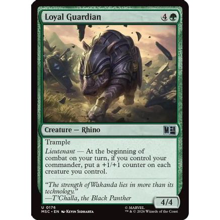 Loyal Guardian (MSC-176) - Commander: Marvel Super Heroes