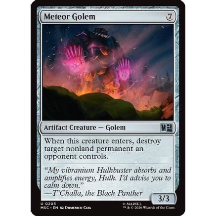 Meteor Golem (MSC-205) - Commander: Marvel Super Heroes
