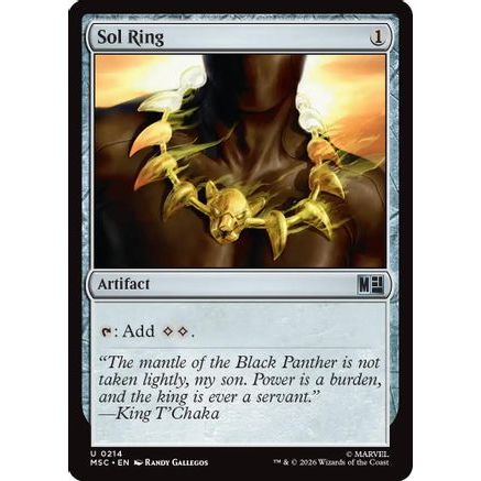 Sol Ring (MSC-214) - Commander: Marvel Super Heroes