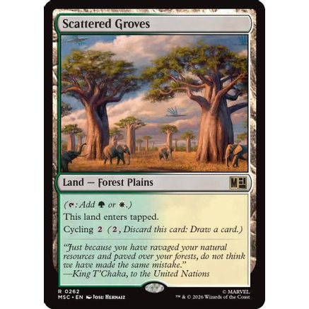 Scattered Groves (MSC-262) - Commander: Marvel Super Heroes