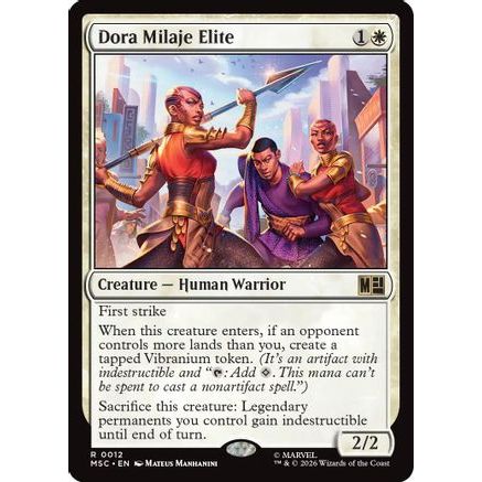 Dora Milaje Elite (Surge Foil) (MSC-012) - Commander: Marvel Super Heroes Foil