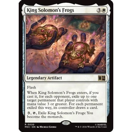 King Solomon's Frogs (Surge Foil) (MSC-020) - Commander: Marvel Super Heroes Foil
