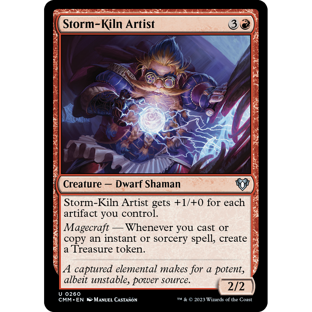 Storm-Kiln Artist (CMM-260) - Commander Masters