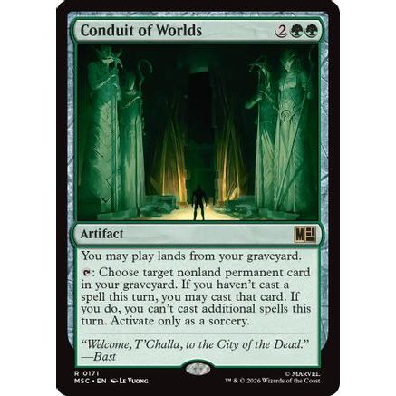 Conduit of Worlds (Surge Foil) (MSC-171) - Commander: Marvel Super Heroes Foil