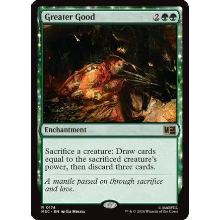 Greater Good (Surge Foil) (MSC-174) - Commander: Marvel Super Heroes Foil