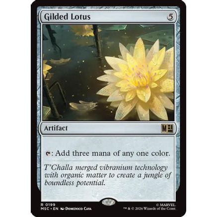 Gilded Lotus (Surge Foil) (MSC-199) - Commander: Marvel Super Heroes Foil