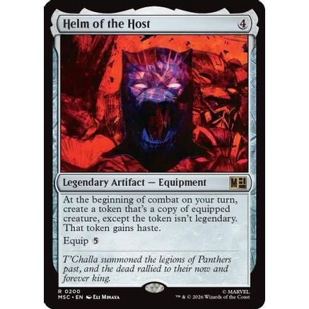 Helm of the Host (Surge Foil) (MSC-200) - Commander: Marvel Super Heroes Foil