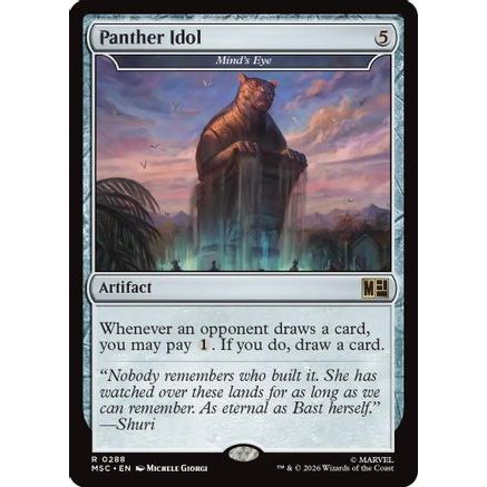 Panther Idol - Mind's Eye (Surge Foil) (MSC-288) - Commander: Marvel Super Heroes Foil