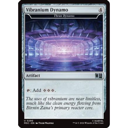 Vibranium Dynamo - Thran Dynamo (Surge Foil) (MSC-290) - Commander: Marvel Super Heroes Foil