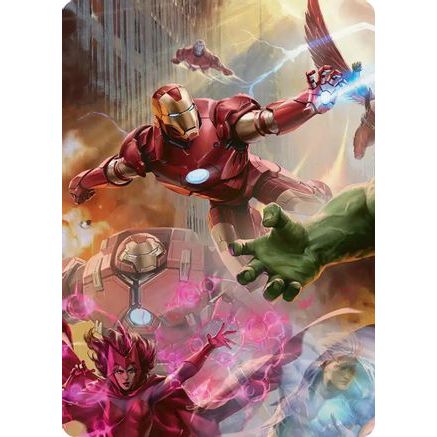 Iron Man, Futurist Paragon Art Card (AAMSH-001) - Art Series: Marvel Super Heroes