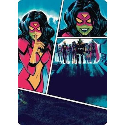 Secret Invasion Art Card (AAMSH-018) - Art Series: Marvel Super Heroes