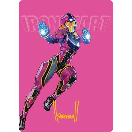 Ironheart, Clever Champion Art Card (Gold-Stamped Signature) (AAMSH-023) - Art Series: Marvel Super Heroes