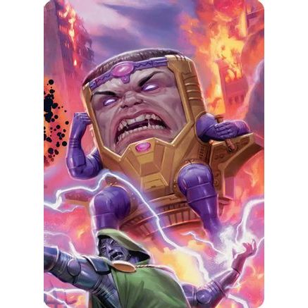 M.O.D.O.K., Evil Intellect Art Card (AAMSH-009) - Art Series: Marvel Super Heroes