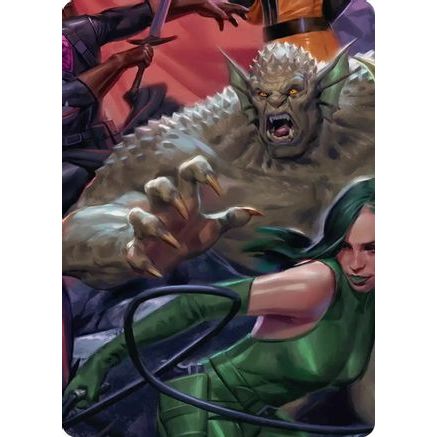 Abomination, Irradiated Brute Art Card (AAMSH-011) - Art Series: Marvel Super Heroes