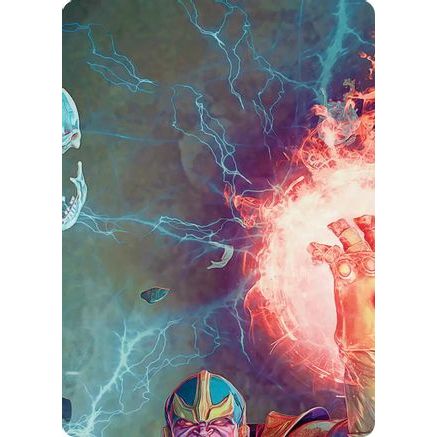 Thanos, the Mad Titan Art Card (2/9) (AAMSH-002) - Art Series: Marvel Super Heroes