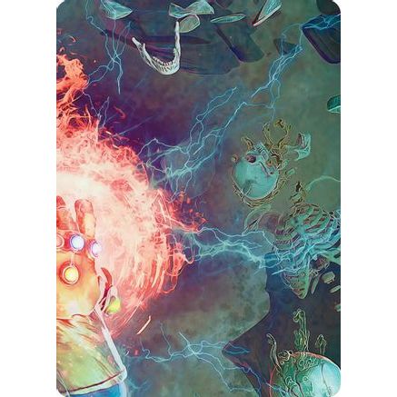 Thanos, the Mad Titan Art Card (3/9) (AAMSH-003) - Art Series: Marvel Super Heroes