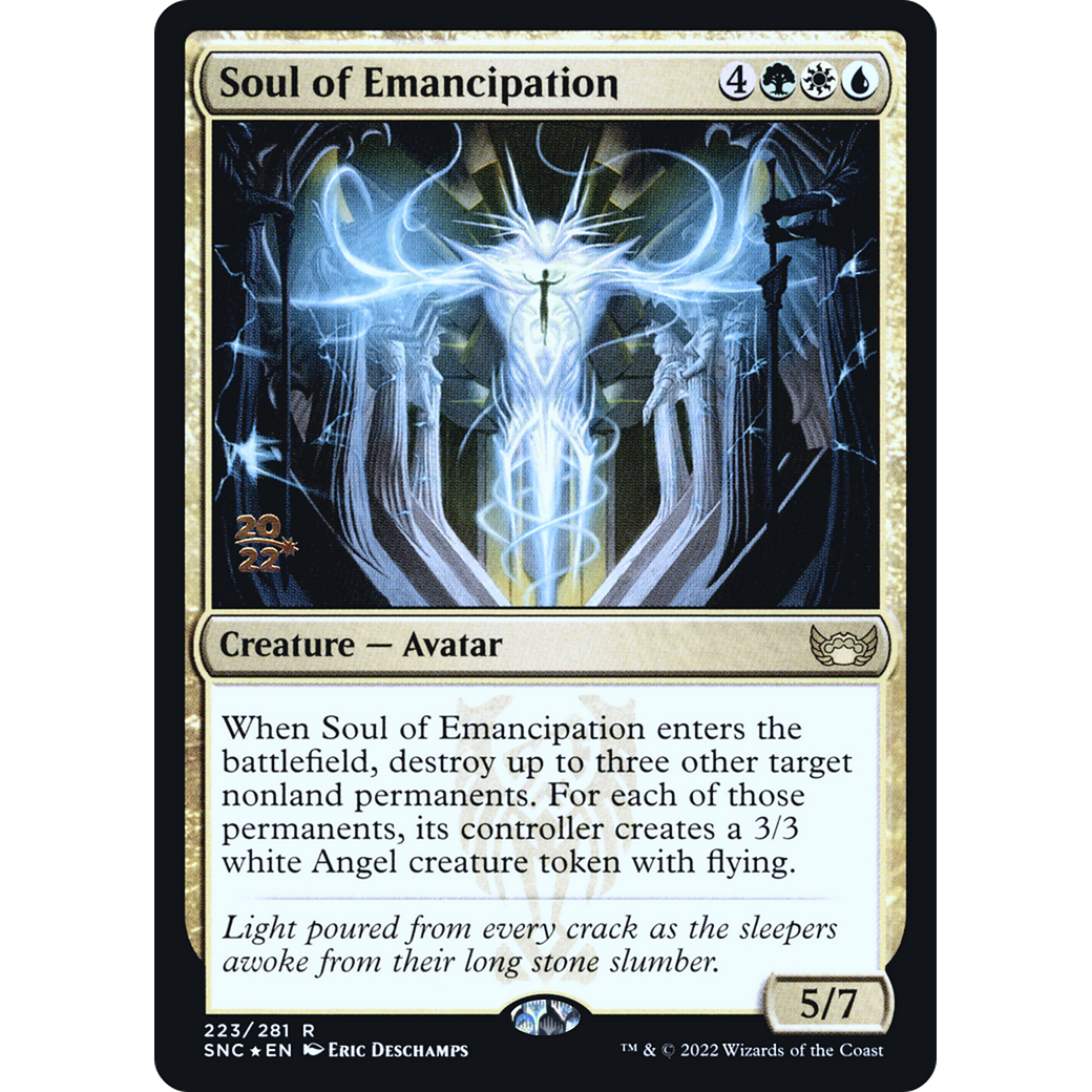Soul of Emancipation (PRE-223) - Streets of New Capenna Promos Foil