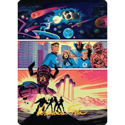The Coming of Galactus Art Card (Gold-Stamped Signature) (AAMSH-020) - Art Series: Marvel Super Heroes