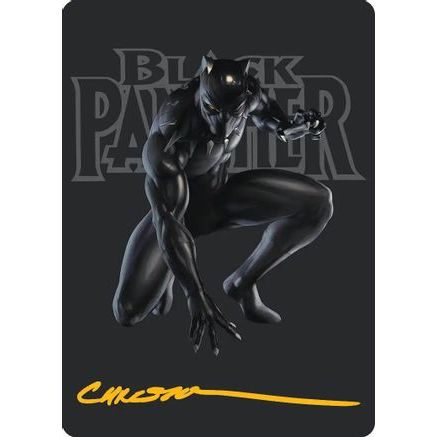 Black Panther, Hope Enduring Art Card (Gold-Stamped Signature) (AAMSH-027) - Art Series: Marvel Super Heroes