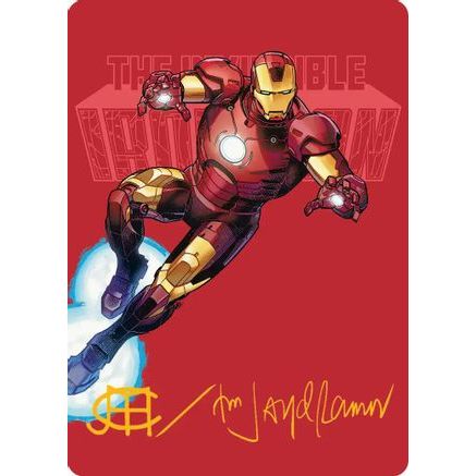 The Invincible Iron Man Art Card (Gold-Stamped Signature) (AAMSH-029) - Art Series: Marvel Super Heroes