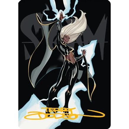 Storm, Windrider Art Card (Gold-Stamped Signature) (AAMSH-030) - Art Series: Marvel Super Heroes