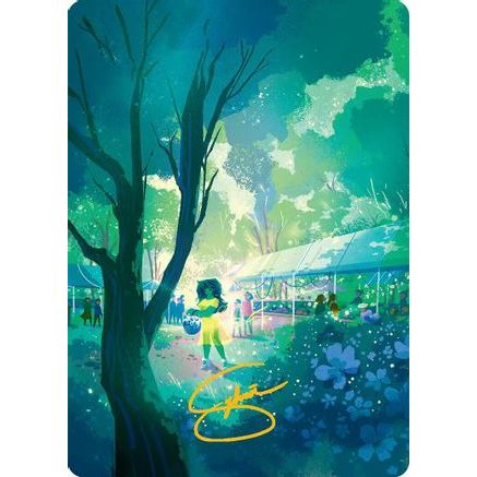 Forest Art Card (Gold-Stamped Signature) (AAMSH-017) - Art Series: Marvel Super Heroes