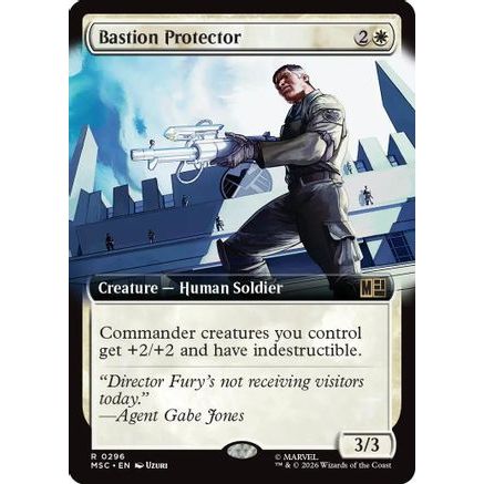 Bastion Protector (Extended Art) (MSC-296) - Commander: Marvel Super Heroes Foil