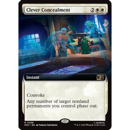 Clever Concealment (Extended Art) (MSC-298) - Commander: Marvel Super Heroes