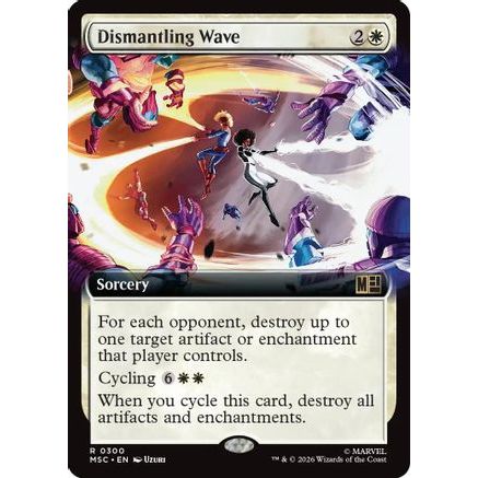 Dismantling Wave (Extended Art) (MSC-300) - Commander: Marvel Super Heroes Foil