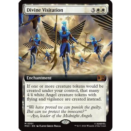 Divine Visitation (Extended Art) (MSC-301) - Commander: Marvel Super Heroes Foil