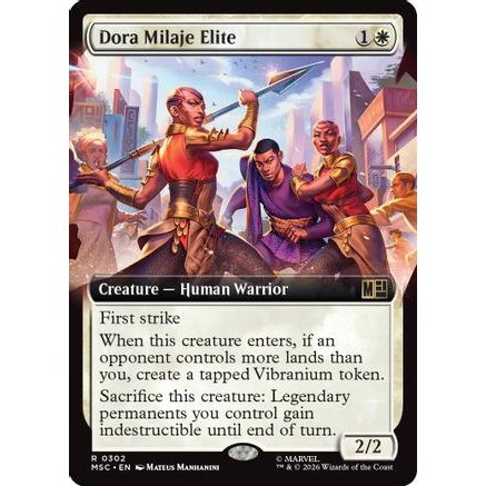 Dora Milaje Elite (Extended Art) (MSC-302) - Commander: Marvel Super Heroes