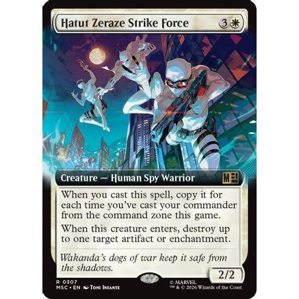 Hatut Zeraze Strike Force (Extended Art) (MSC-307) - Commander: Marvel Super Heroes