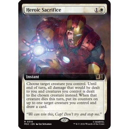 Heroic Sacrifice (Extended Art) (MSC-310) - Commander: Marvel Super Heroes