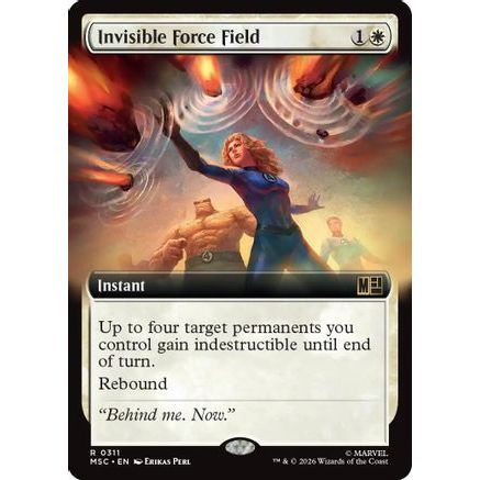 Invisible Force Field (Extended Art) (MSC-311) - Commander: Marvel Super Heroes