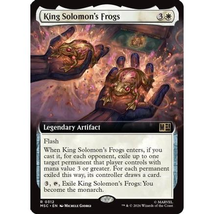 King Solomon's Frogs (Extended Art) (MSC-312) - Commander: Marvel Super Heroes