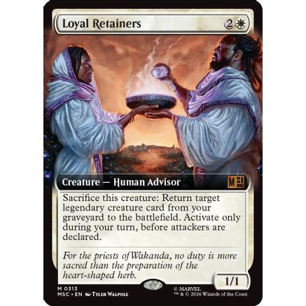 Loyal Retainers (Extended Art) (MSC-313) - Commander: Marvel Super Heroes