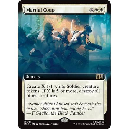 Martial Coup (Extended Art) (MSC-314) - Commander: Marvel Super Heroes
