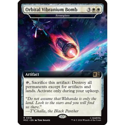 Orbital Vibranium Bomb - Scourglass (Extended Art) (MSC-318) - Commander: Marvel Super Heroes