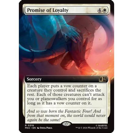 Promise of Loyalty (Extended Art) (MSC-319) - Commander: Marvel Super Heroes