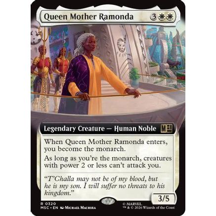 Queen Mother Ramonda (Extended Art) (MSC-320) - Commander: Marvel Super Heroes